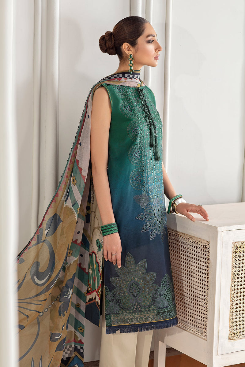 Baroque | Lawn Collection 24 | FL21-D1 - House Of Hania
