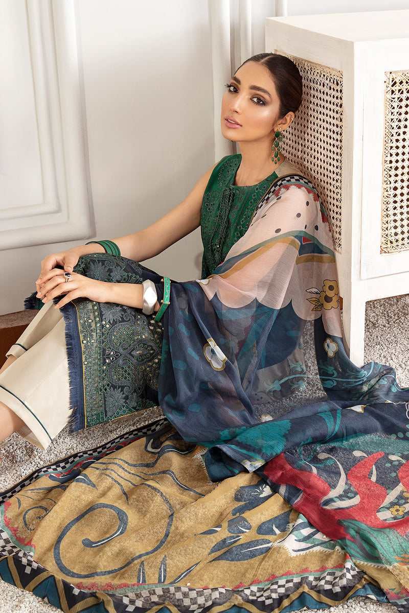Baroque | Lawn Collection 24 | FL21-D1 - House Of Hania