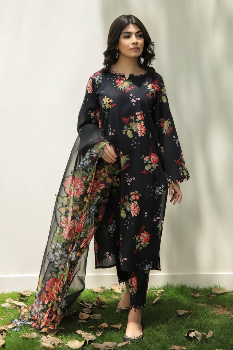 Baroque | Lawn Collection 24 | UF-208 - House Of Hania