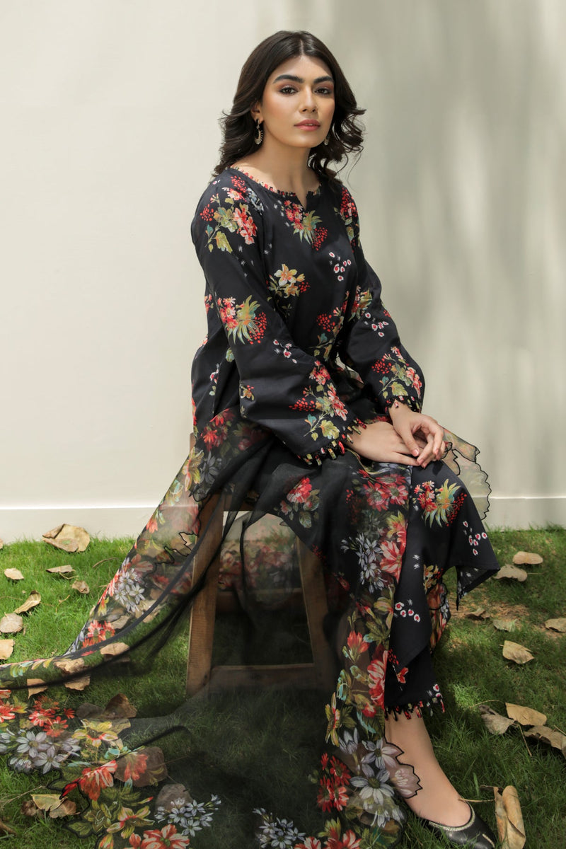 Baroque | Lawn Collection 24 | UF-208 - House Of Hania