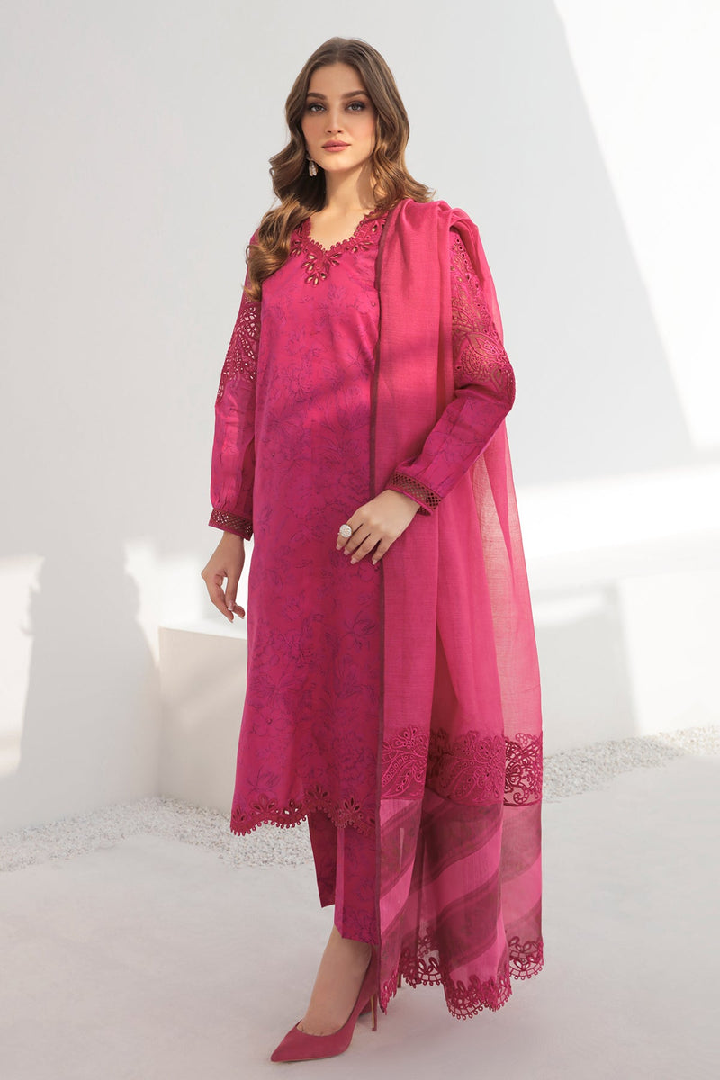 Baroque | Lawn Collection 24 | UF-308 - House Of Hania