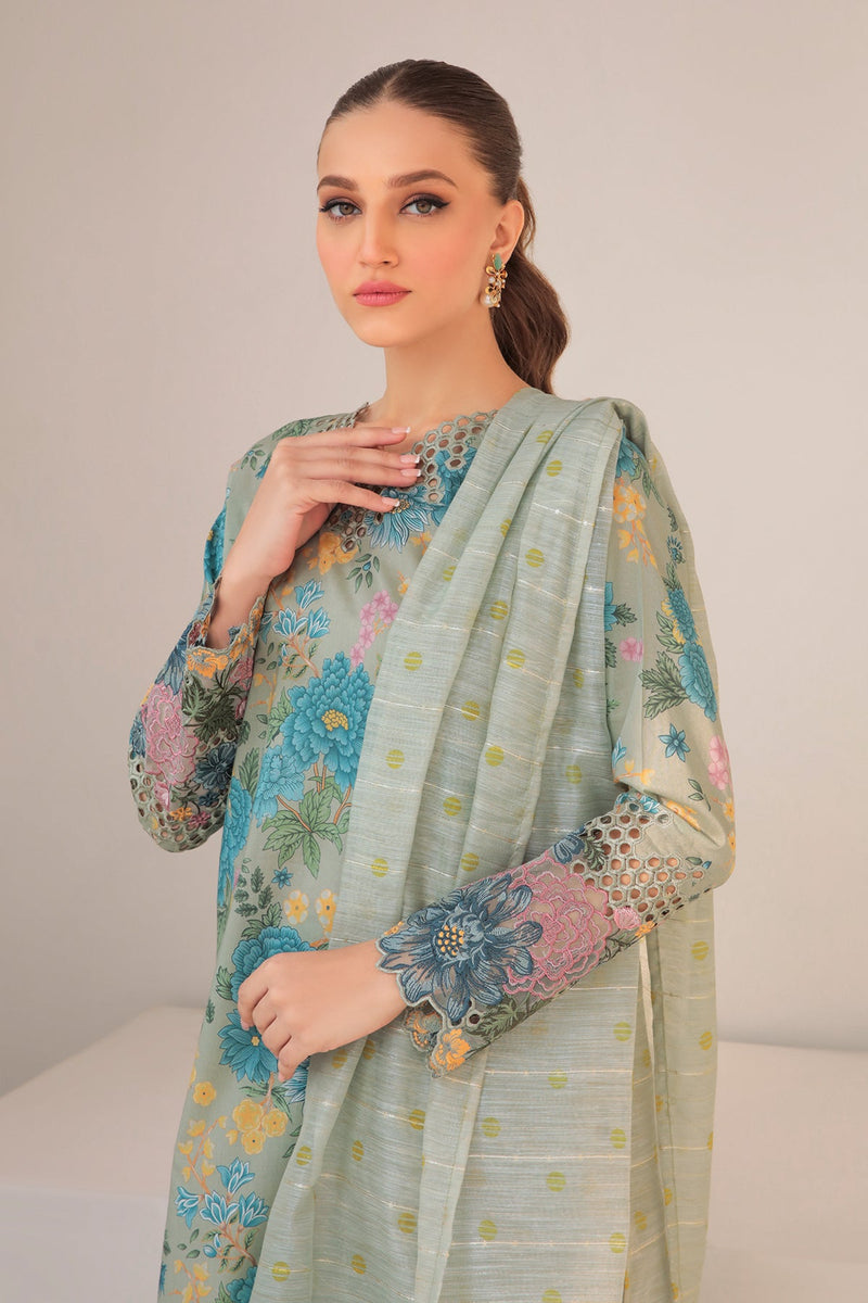 Baroque | Lawn Collection 24 | UF-310 - House Of Hania