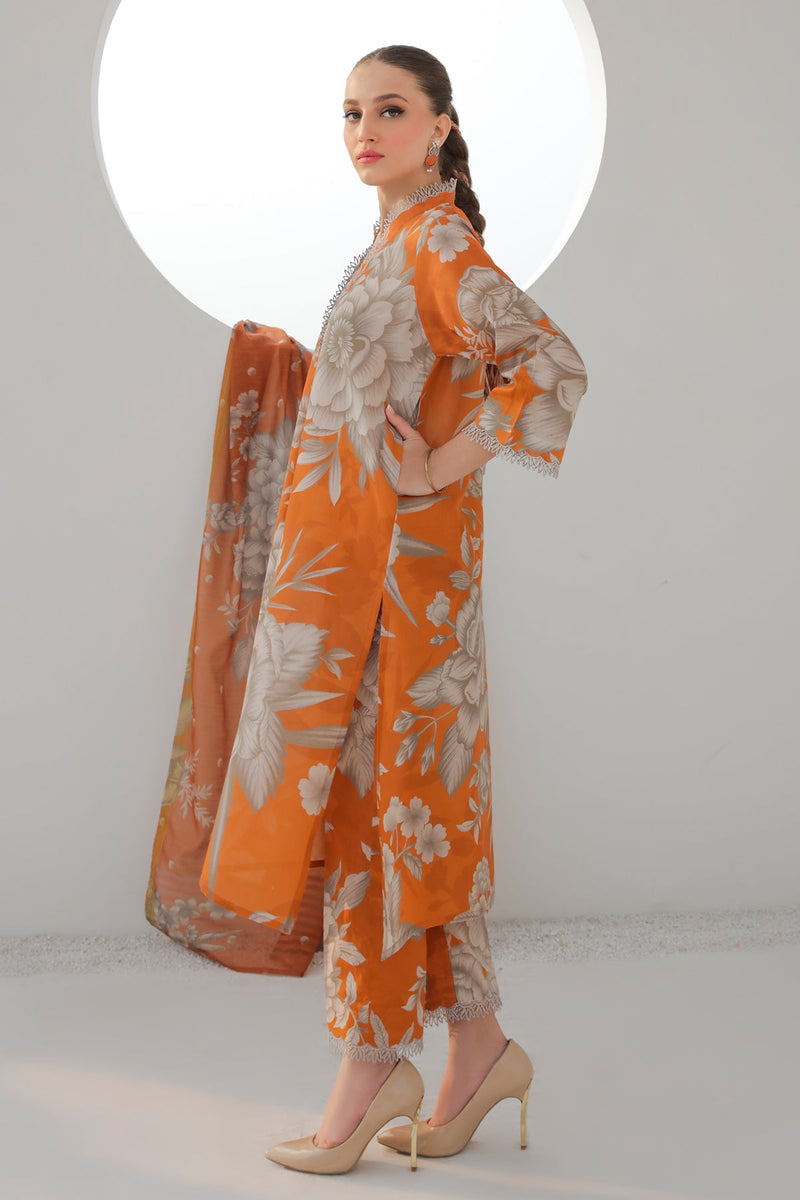 Baroque | Lawn Collection 24 | UF-312 - House Of Hania