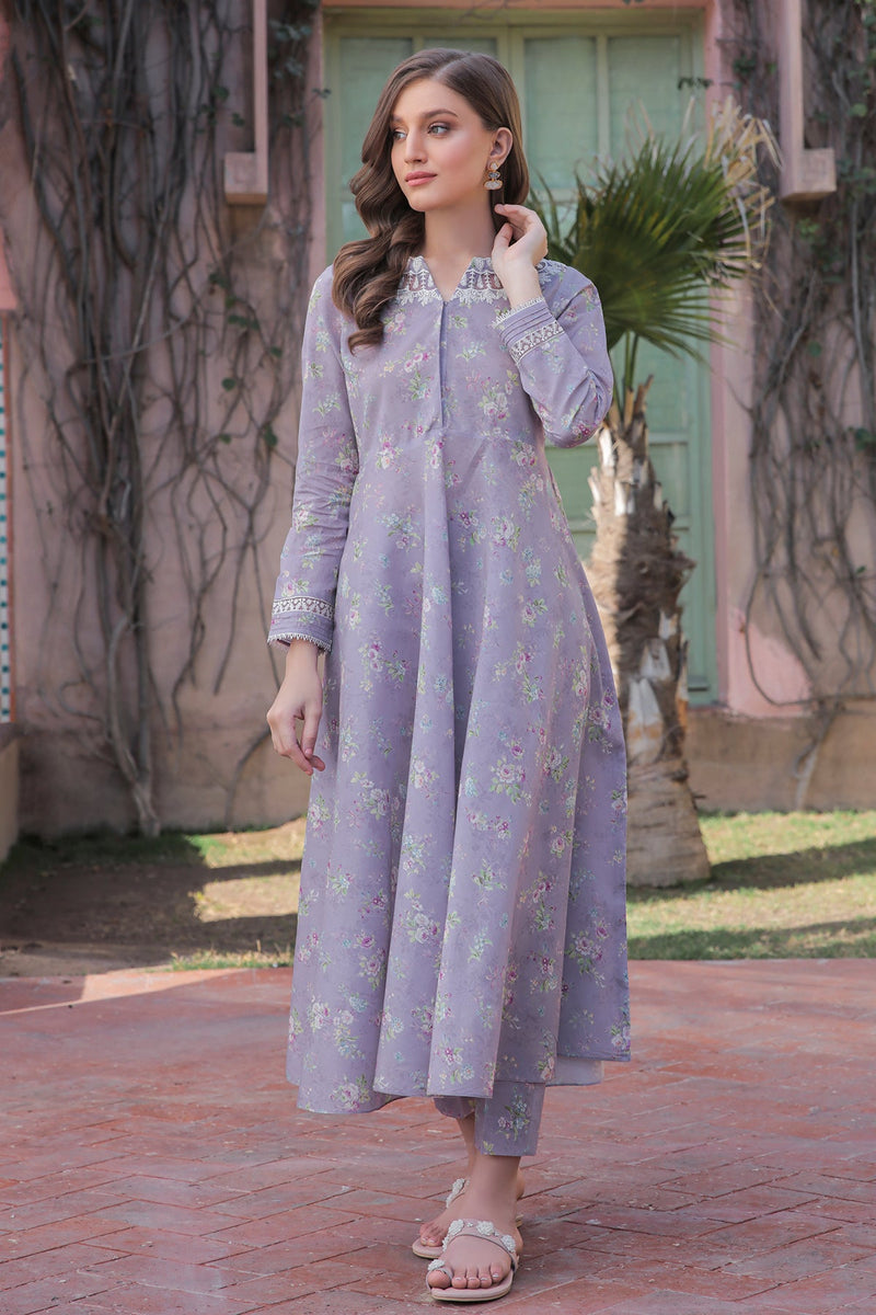 Baroque | Lawn Collection 24 | UF-324 - House Of Hania
