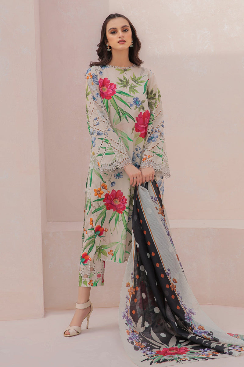 Baroque | Lawn Collection 24 | UF-332 - House Of Hania