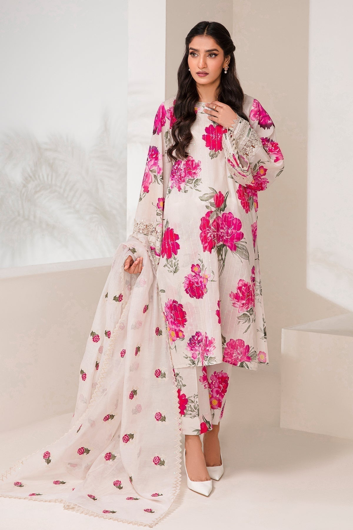 Baroque | Lawn Collection 24 | UF-347 - House Of Hania