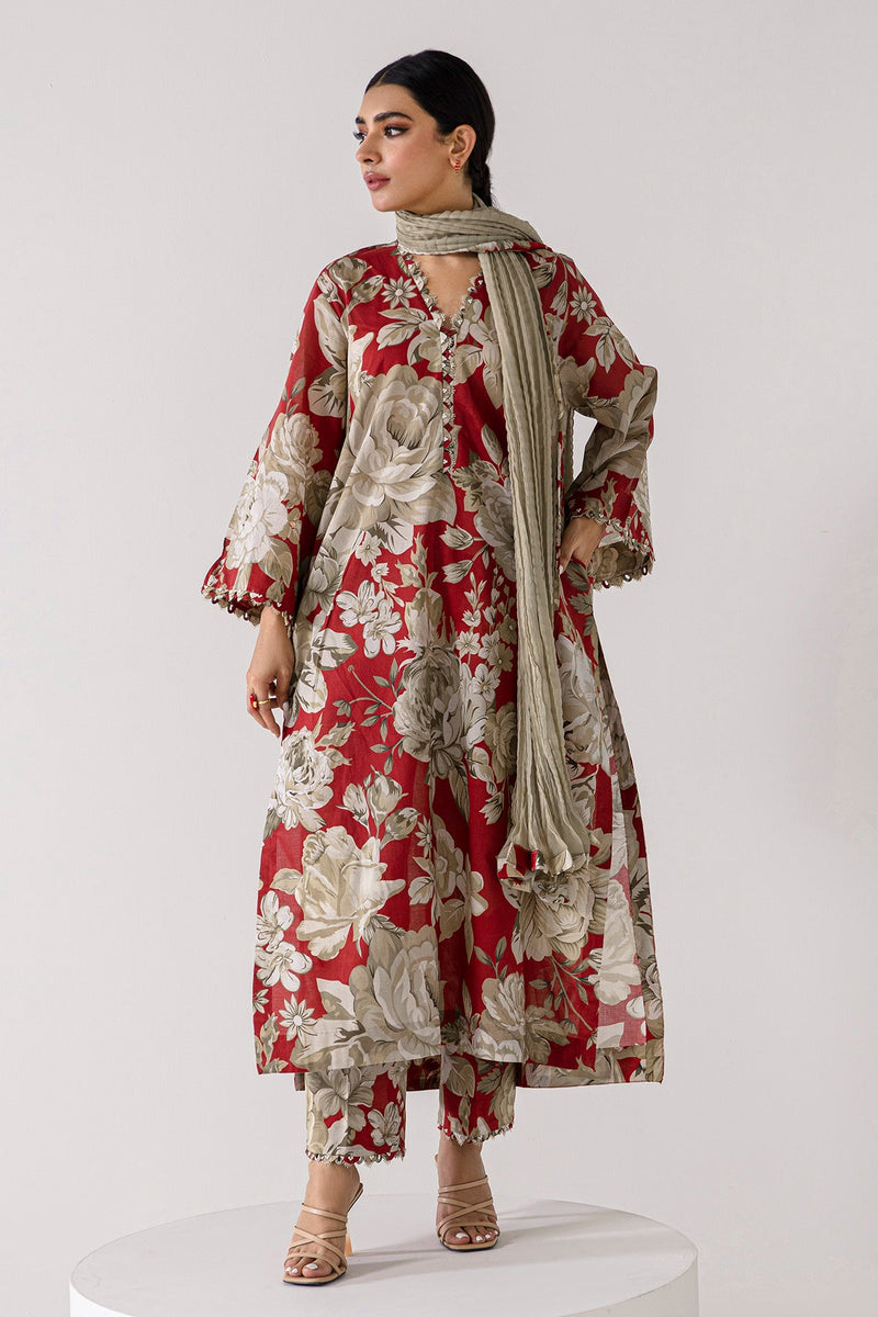 Baroque | Lawn Collection 24 | UF-378 - House Of Hania