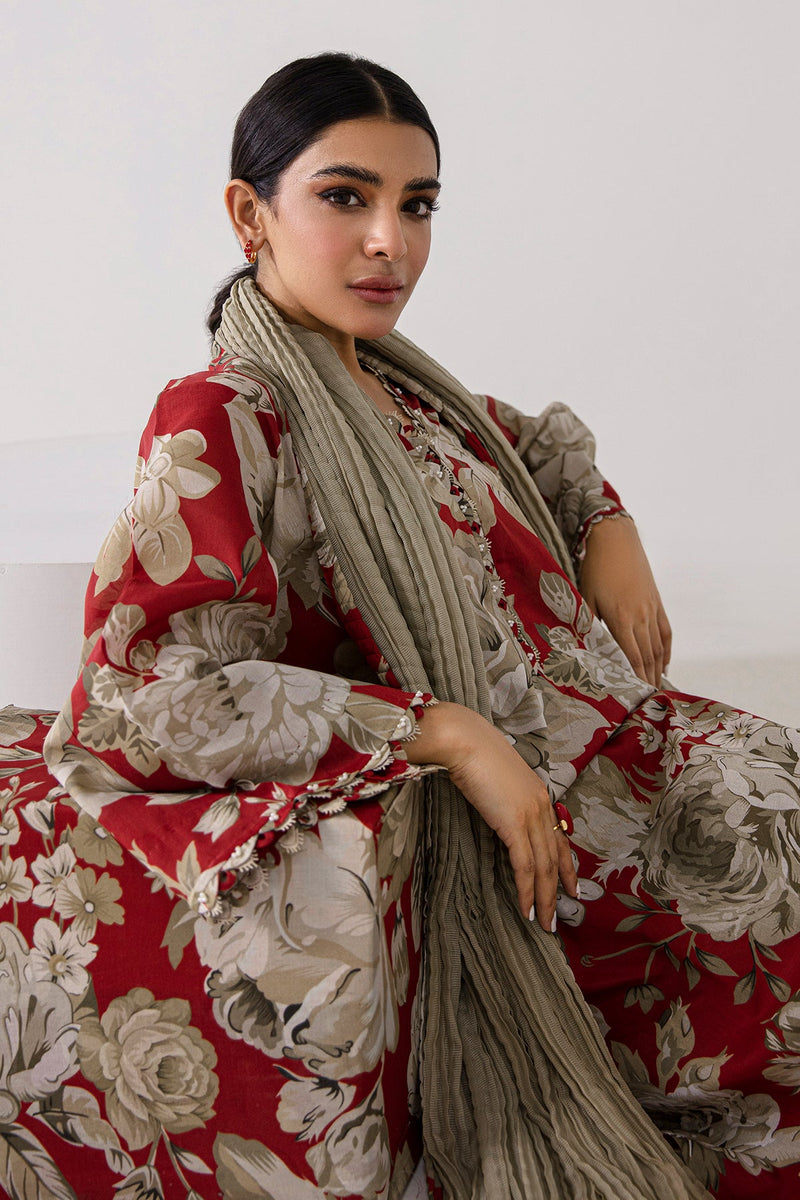 Baroque | Lawn Collection 24 | UF-378 - House Of Hania