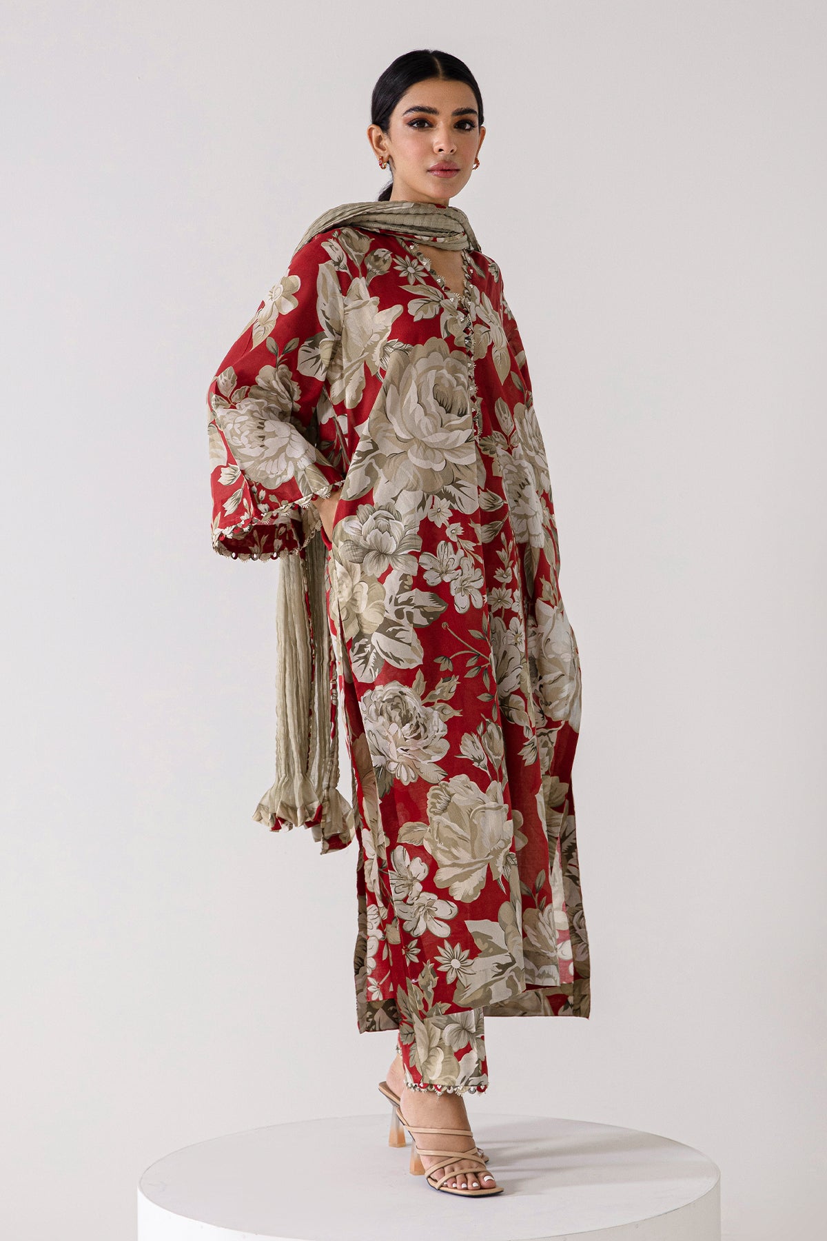 Baroque | Lawn Collection 24 | UF-378 - House Of Hania
