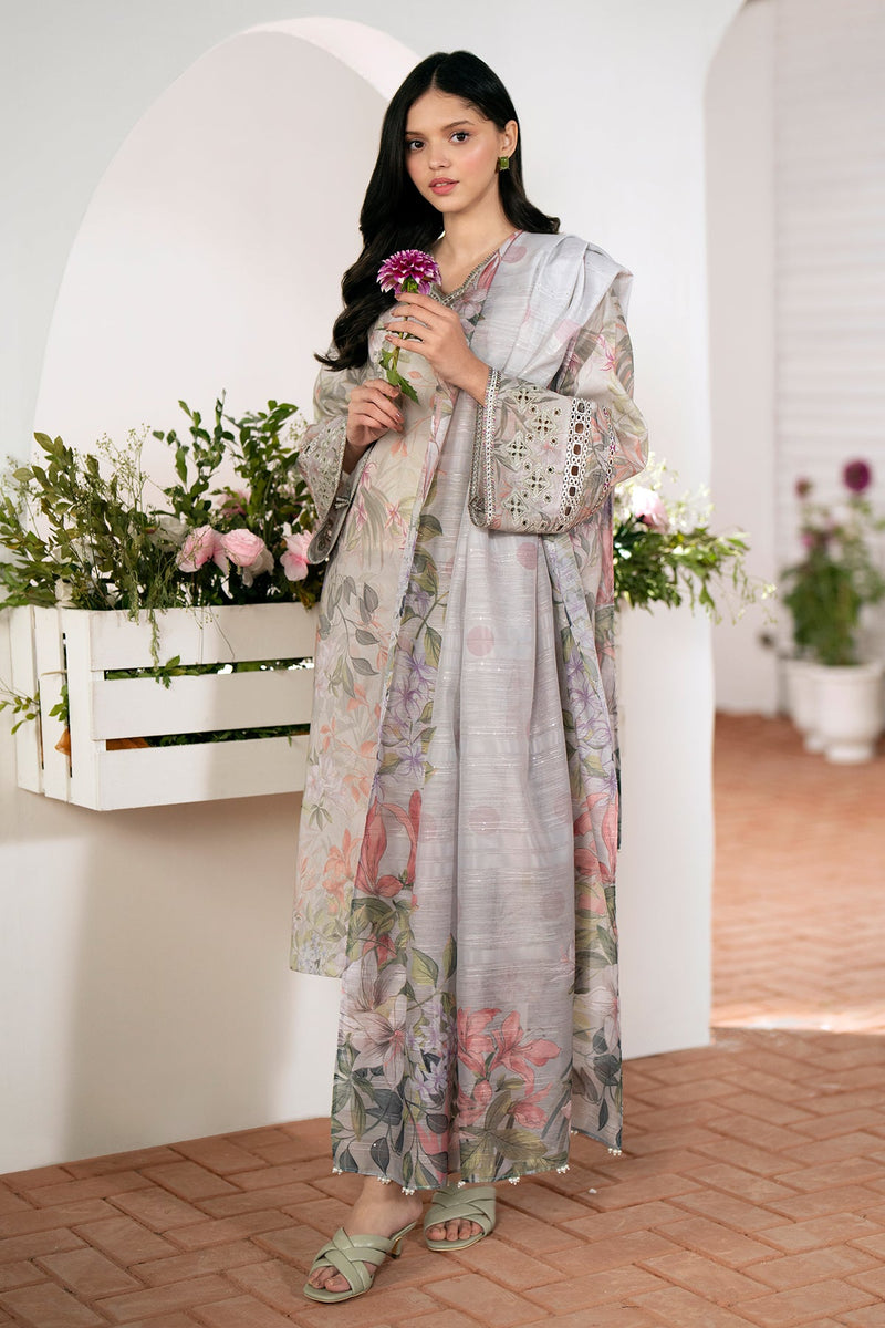 Baroque | Lawn Collection 24 | UF-528 - House Of Hania