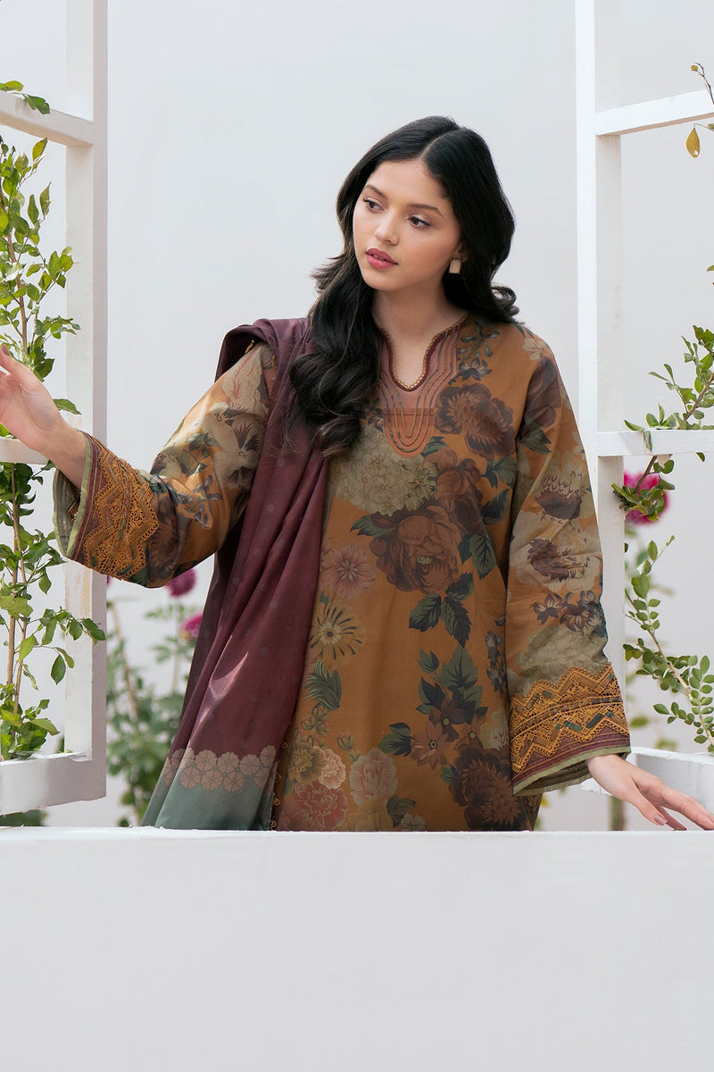 Baroque | Lawn Collection 24 | UF-530 - House Of Hania