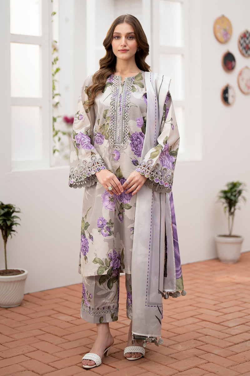 Baroque | Lawn Collection 24 | UF-531 - House Of Hania