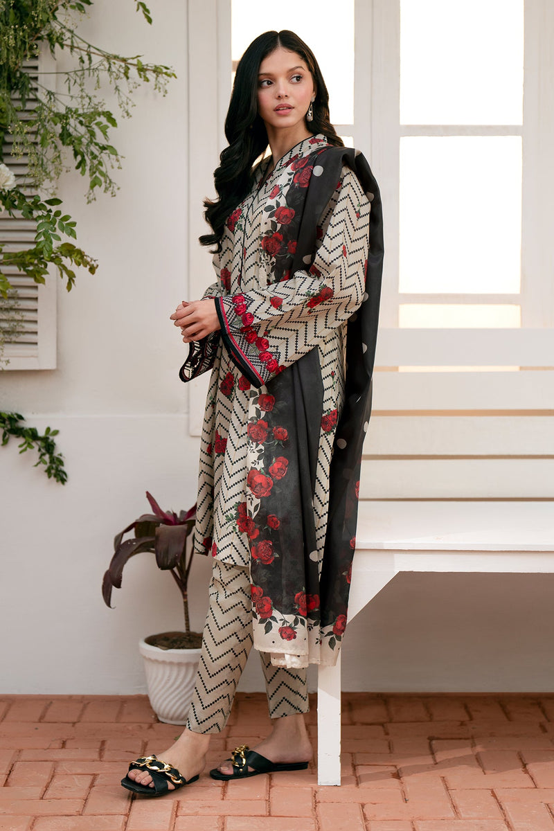 Baroque | Lawn Collection 24 | UF-539 - House Of Hania
