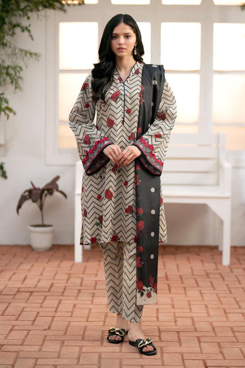 Baroque | Lawn Collection 24 | UF-539 - House Of Hania