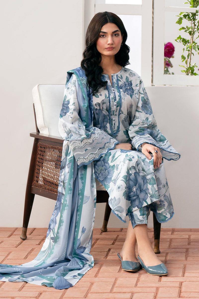 Baroque | Lawn Collection 24 | UF-541 - House Of Hania
