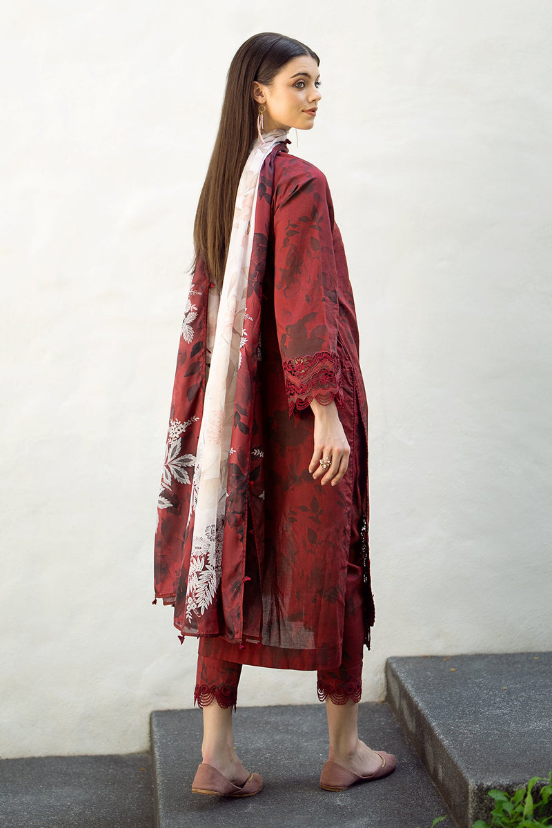 Baroque | Lawn Collection 24 | UF-545 - House Of Hania