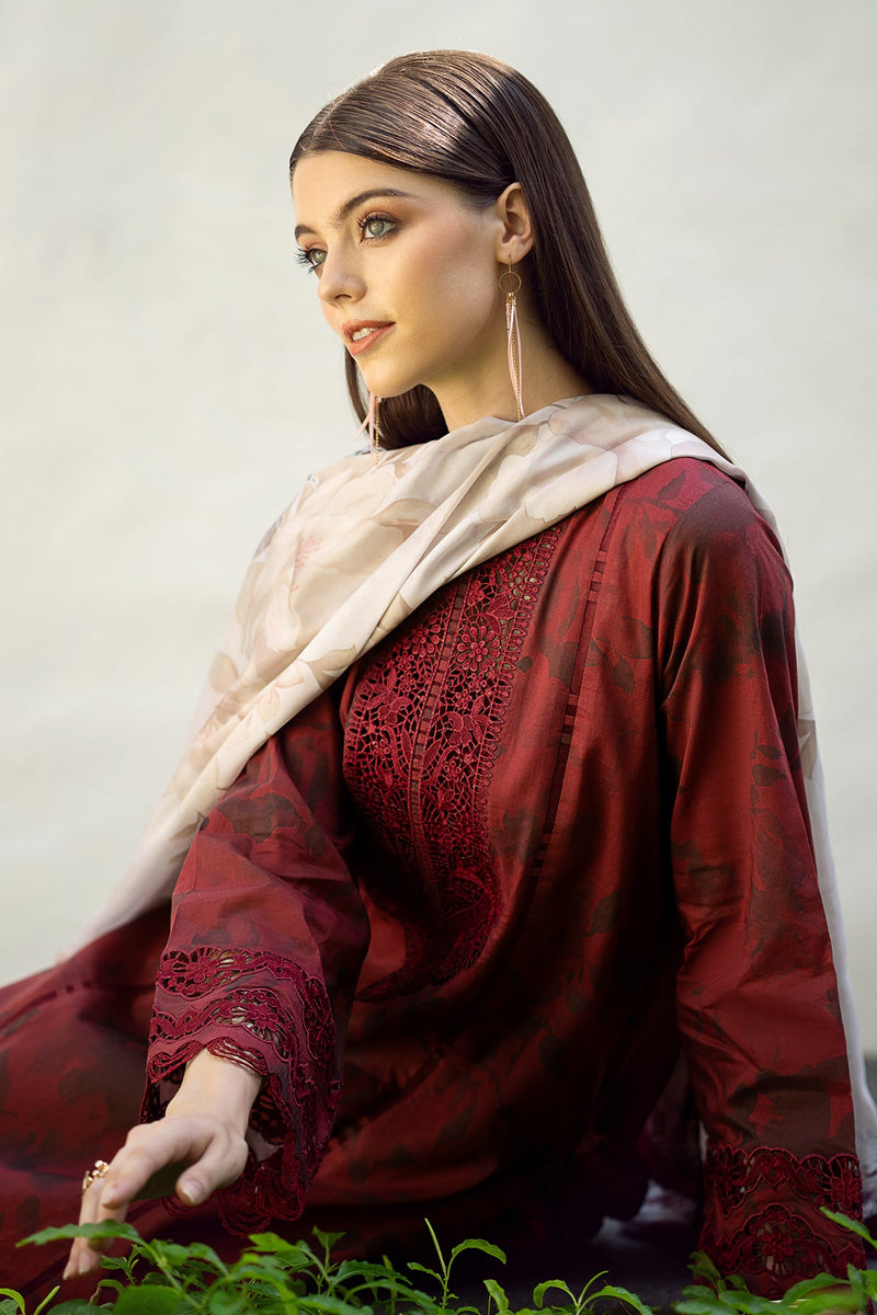 Baroque | Lawn Collection 24 | UF-545 - House Of Hania