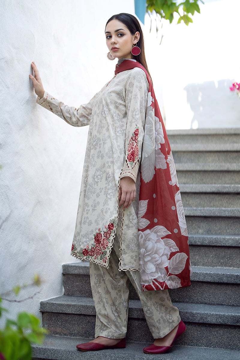 Baroque | Lawn Collection 24 | UF-549 - House Of Hania