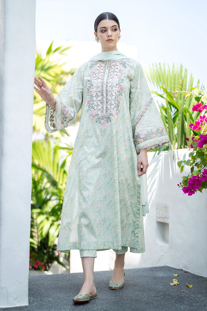 Baroque | Lawn Collection 24 | UF-550 - House Of Hania