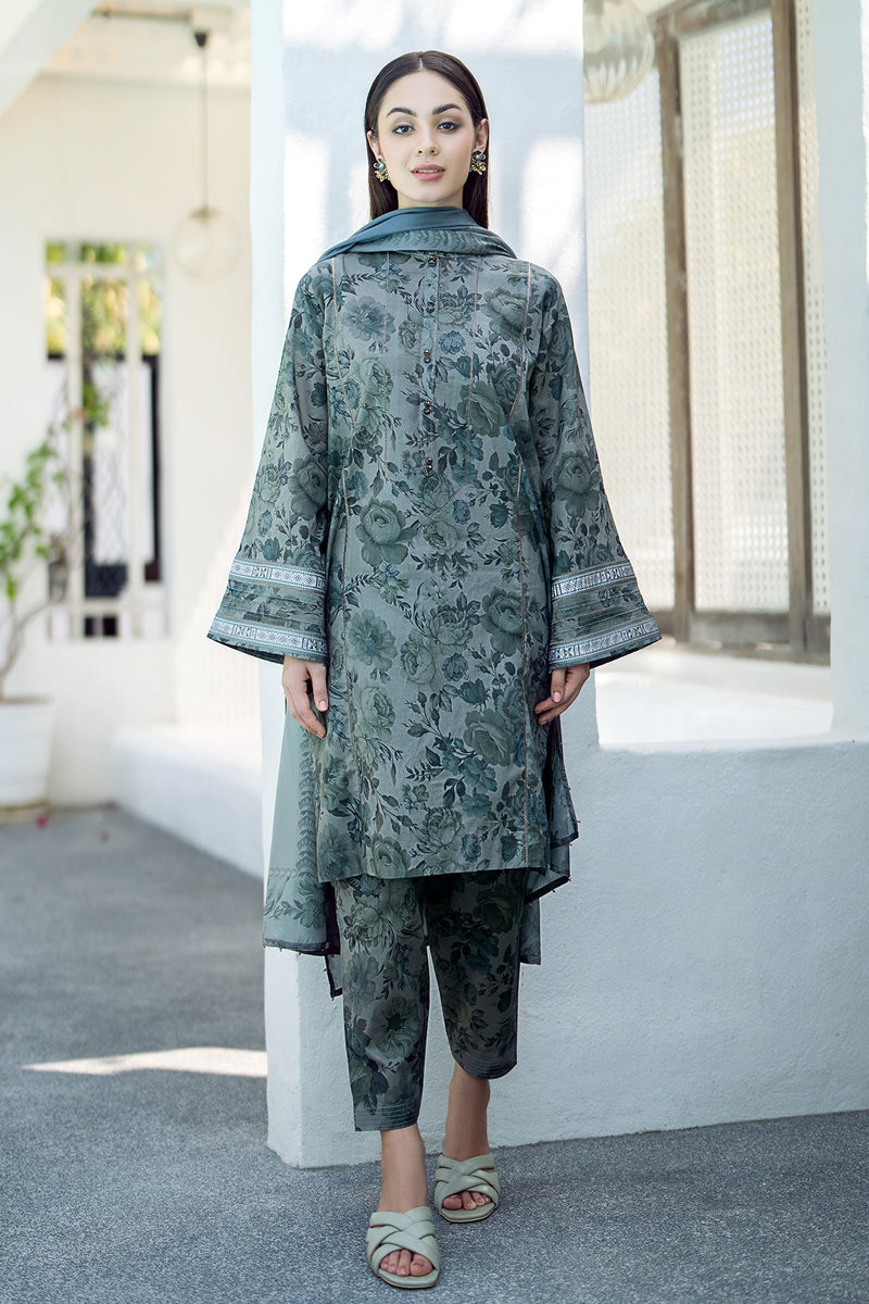 Baroque | Lawn Collection 24 | UF-551 - House Of Hania