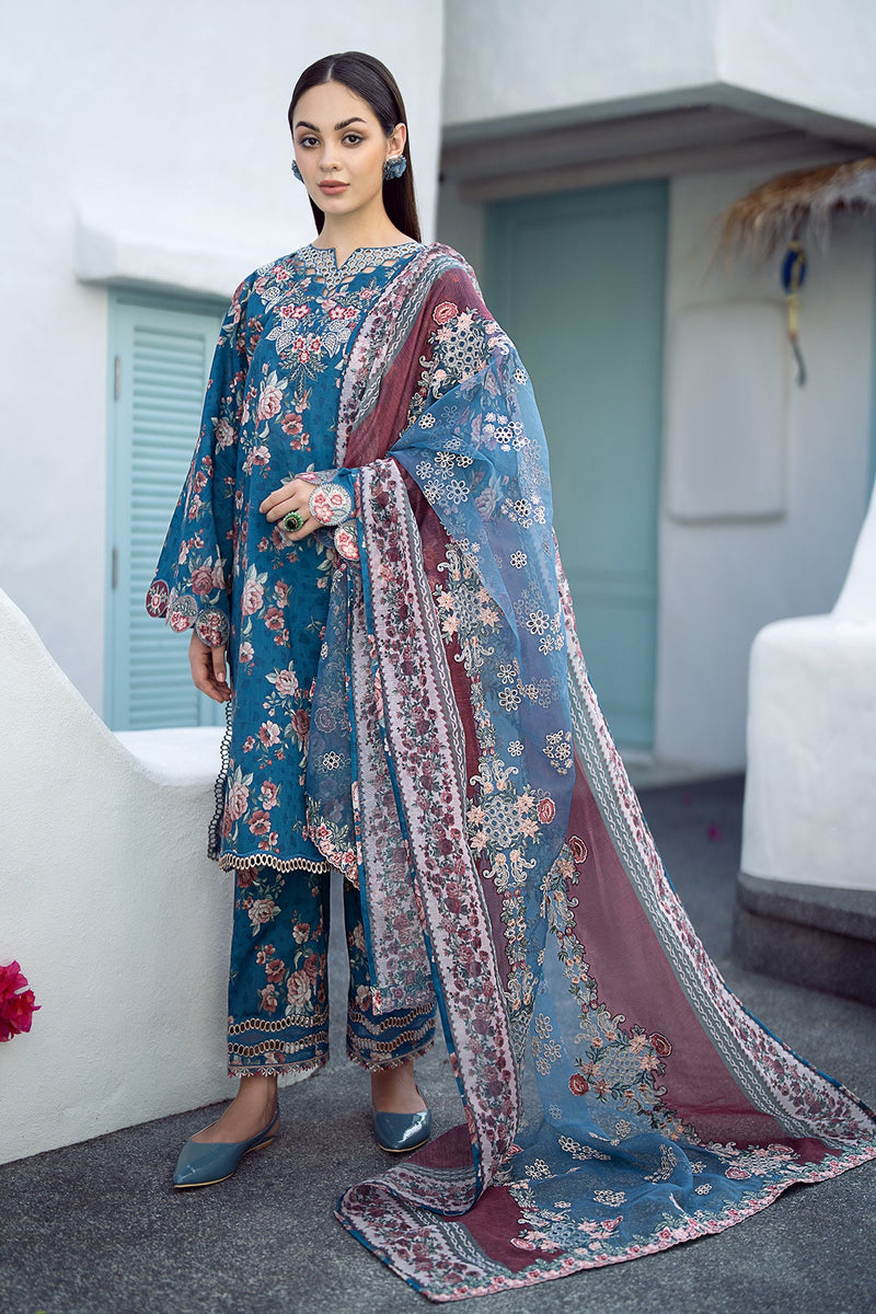 Baroque | Lawn Collection 24 | UF-554 - House Of Hania