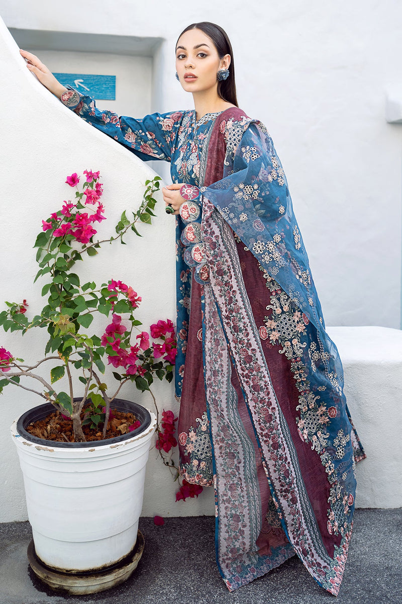 Baroque | Lawn Collection 24 | UF-554 - House Of Hania