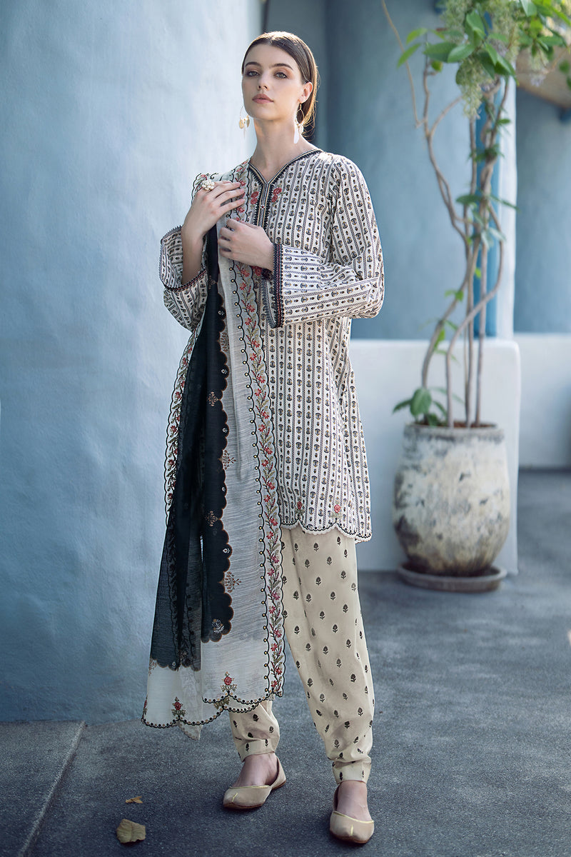 Baroque | Lawn Collection 24 | UF-555 - House Of Hania