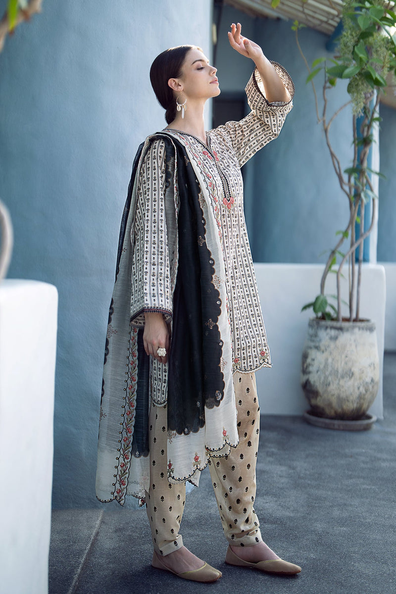 Baroque | Lawn Collection 24 | UF-555 - House Of Hania