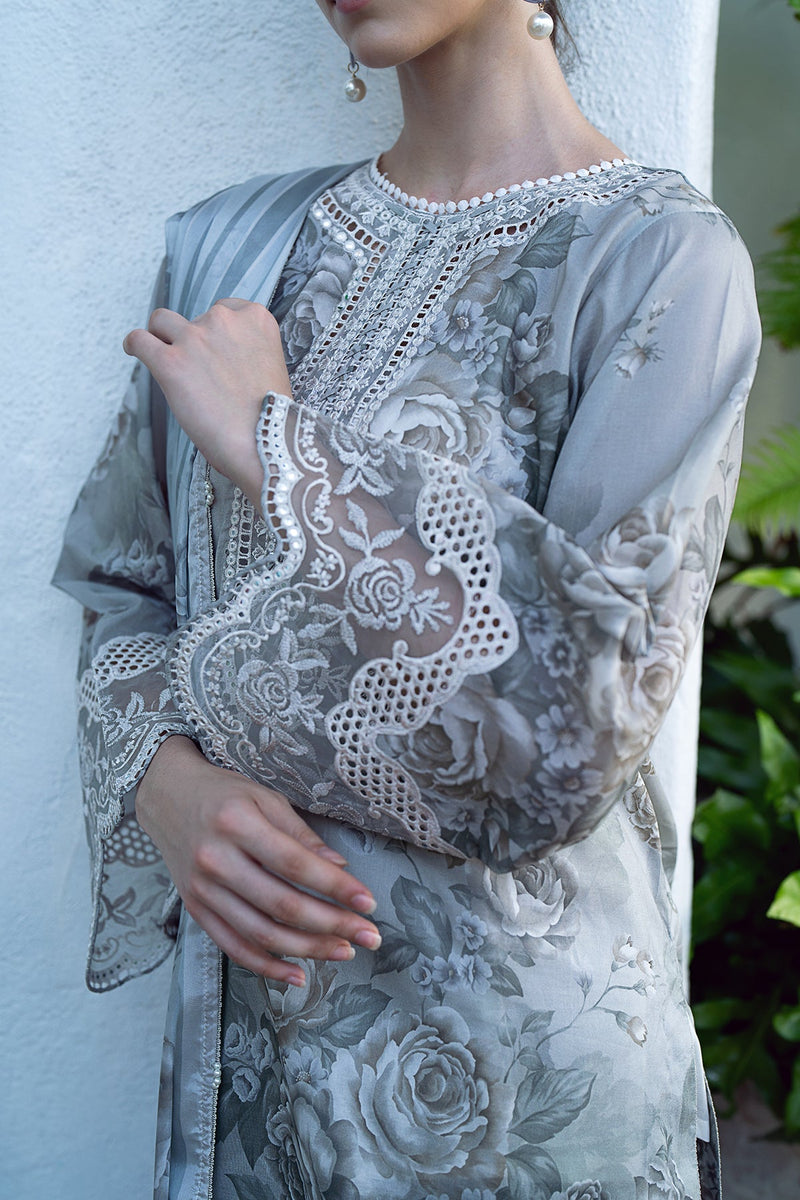 Baroque | Lawn Collection 24 | UF-557 - House Of Hania