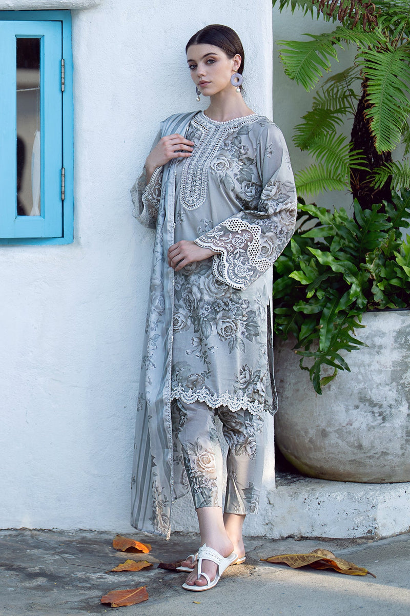 Baroque | Lawn Collection 24 | UF-557 - House Of Hania