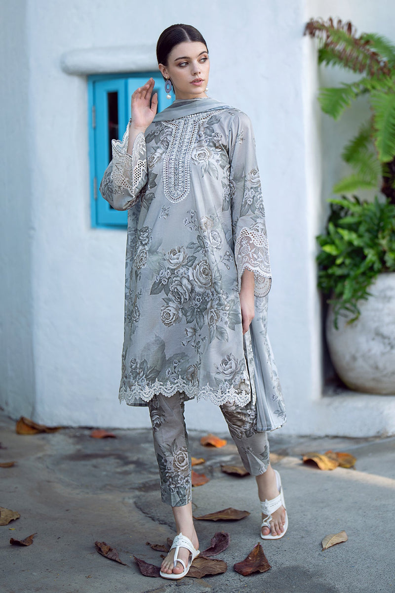 Baroque | Lawn Collection 24 | UF-557 - House Of Hania
