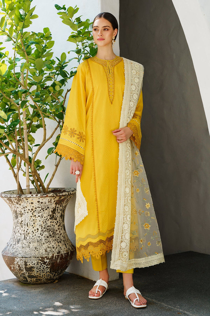 Baroque | Lawn Collection 24 | UF-562 - House Of Hania