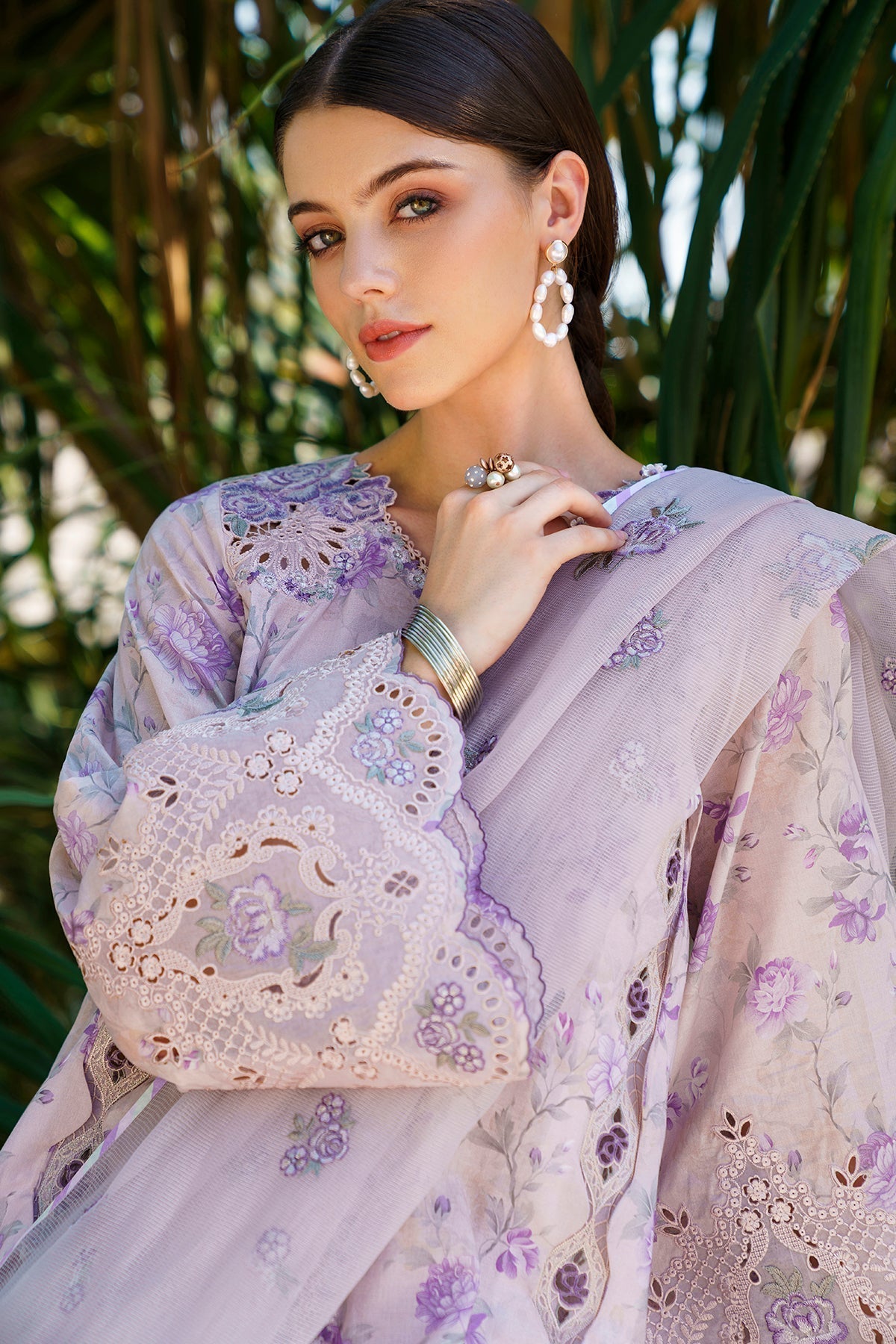 Baroque | Lawn Collection 24 | UF-566 - House Of Hania