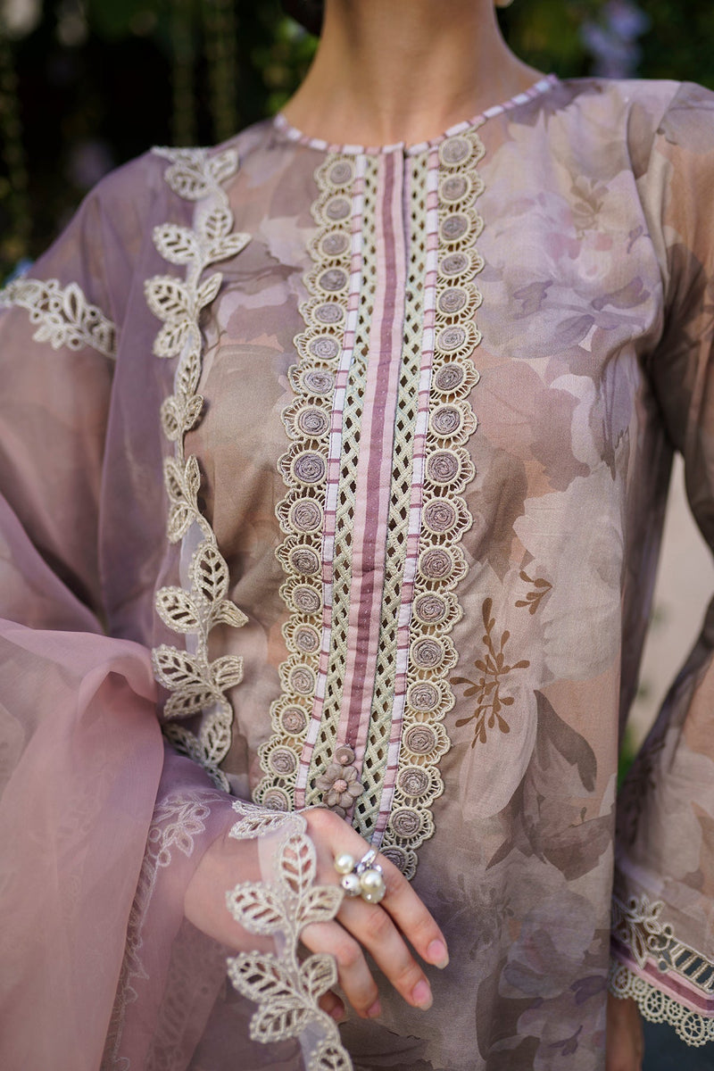 Baroque | Lawn Collection 24 | UF-586 - House Of Hania