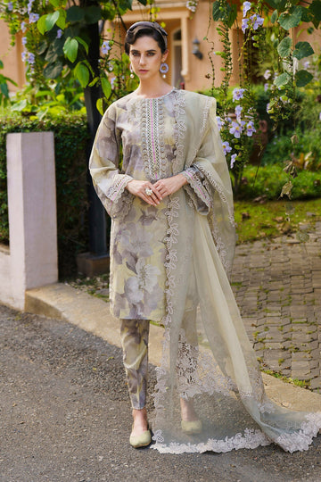 Baroque | Lawn Collection 24 | UF-587 - House Of Hania