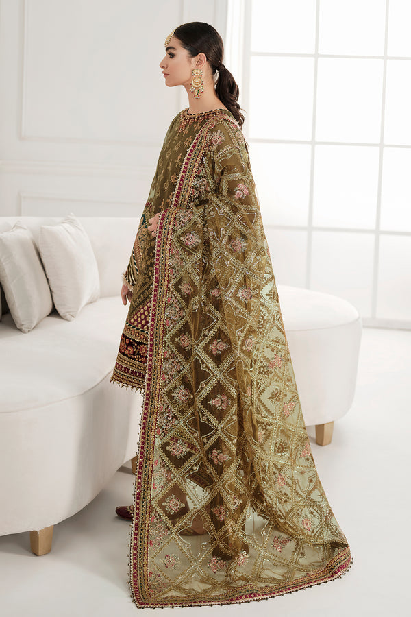 Baroque | Luxury Collection | EMBROIDERED CHIFFON CH10-06 - House Of Hania