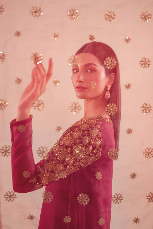 Baroque | Luxury Pret 24 | CHIFFON PR-916 - House Of Hania