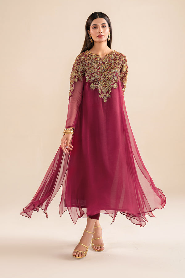 Baroque | Luxury Pret 24 | CHIFFON PR-916 - House Of Hania