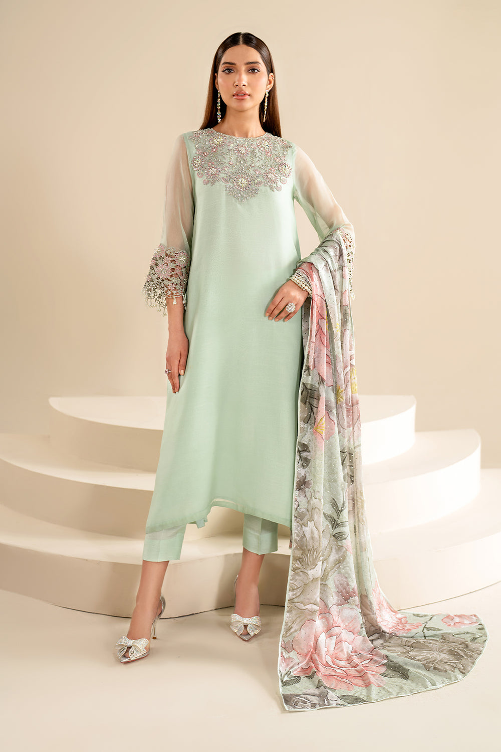 Baroque | Luxury Pret 24 | CHIFFON PR-920 - House Of Hania