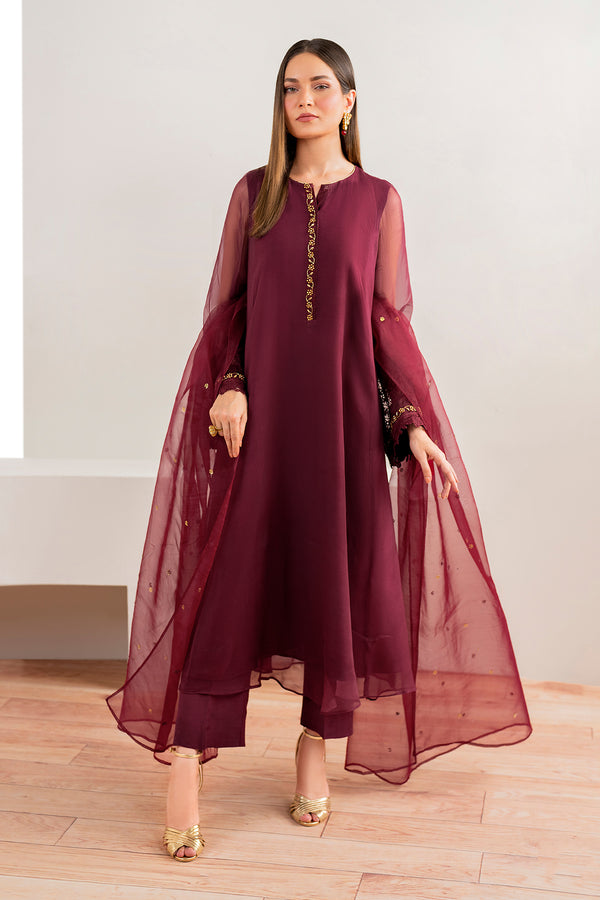 Baroque | Luxury Pret 24 | CHIFFON PR-981 - House Of Hania