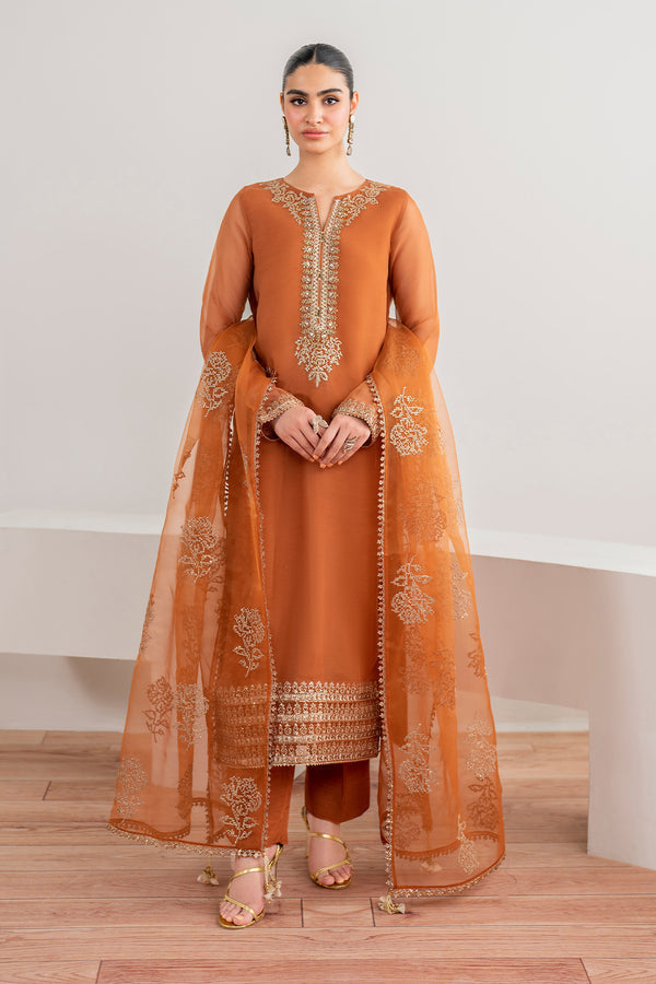 Baroque | Luxury Pret 24 | CHIFFON PR-987 - House Of Hania