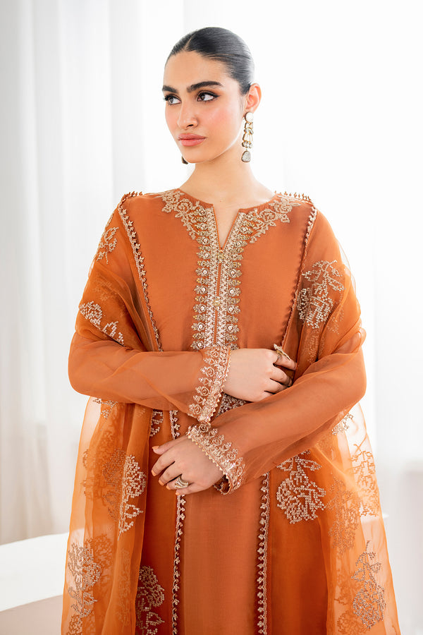 Baroque | Luxury Pret 24 | CHIFFON PR-987 - House Of Hania
