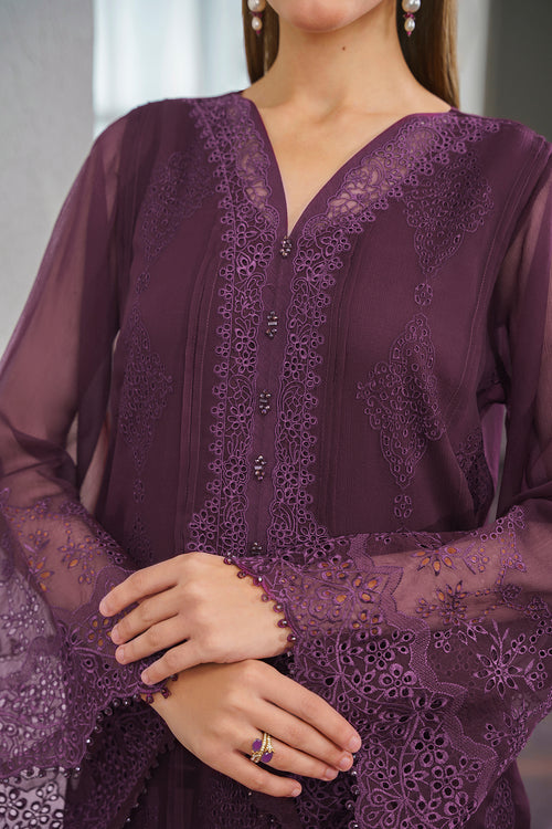 Baroque | Luxury Pret 24 | CHIFFON UF-519 - House Of Hania