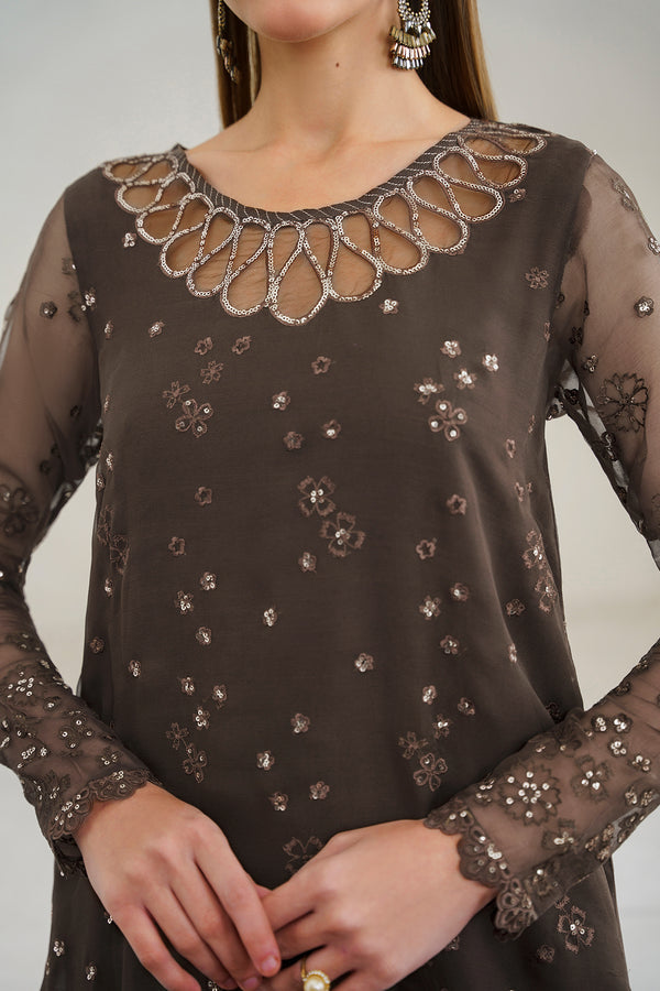 Baroque | Luxury Pret 24 | CHIFFON UF-524 - House Of Hania