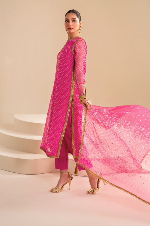 Baroque | Luxury Pret 24 | CHIFFON UF-626 - House Of Hania