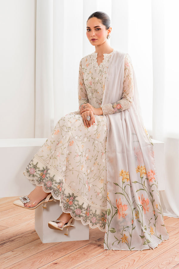 Baroque | Luxury Pret 24 | COTTON PATTI PR-986 - House Of Hania