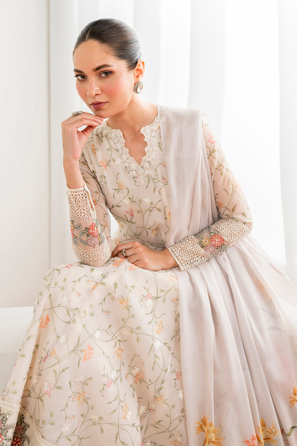 Baroque | Luxury Pret 24 | COTTON PATTI PR-986 - House Of Hania