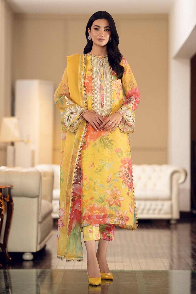 Baroque | Luxury Pret 24 | COTTON PATTI UF-509 - House Of Hania