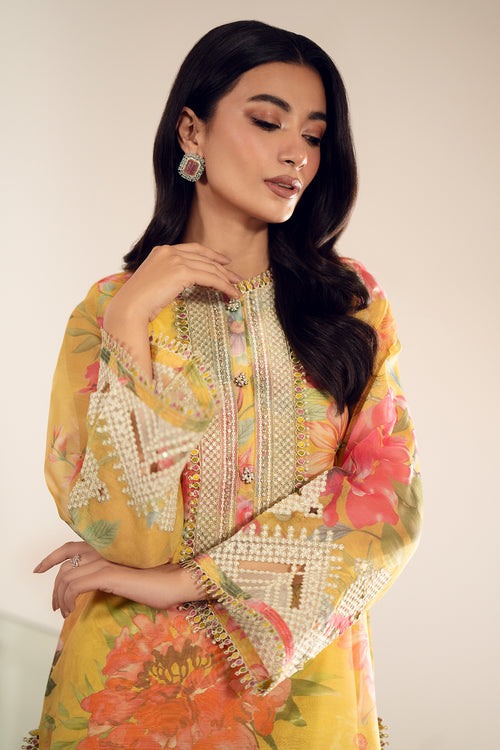Baroque | Luxury Pret 24 | COTTON PATTI UF-509 - House Of Hania