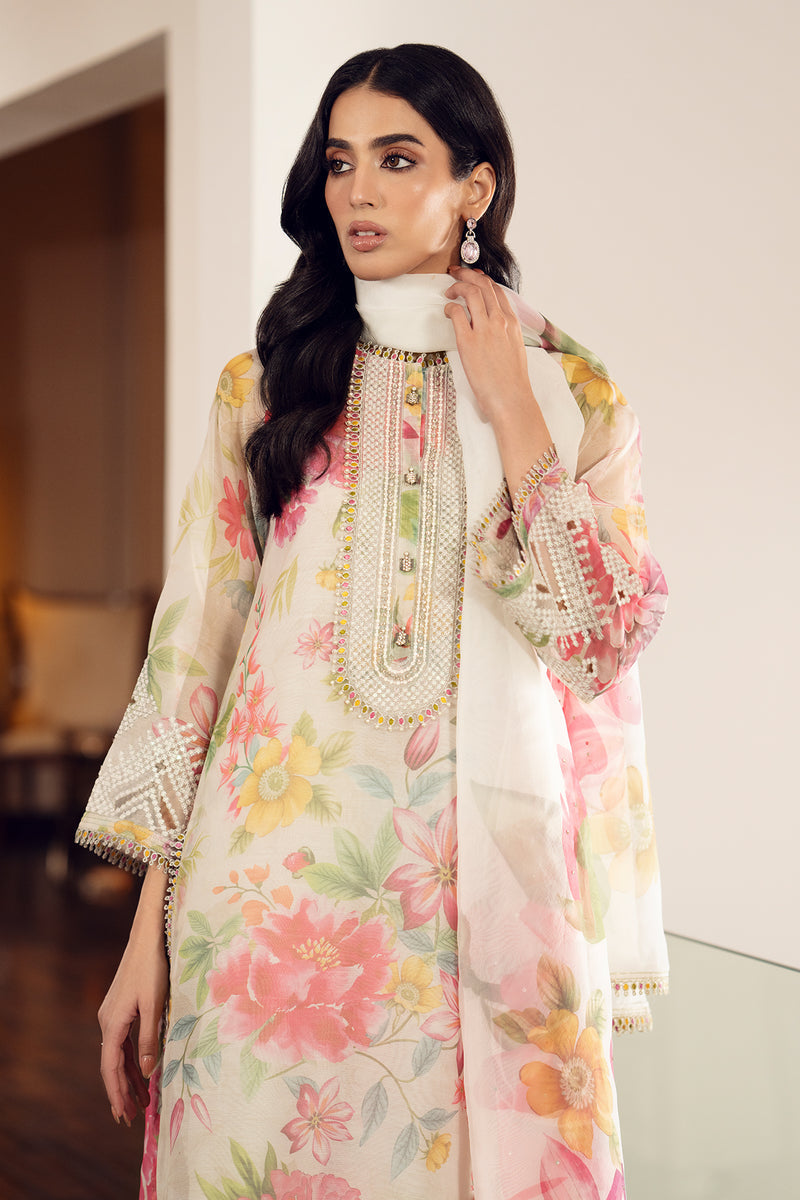 Baroque | Luxury Pret 24 | COTTON PATTI UF-510 - House Of Hania